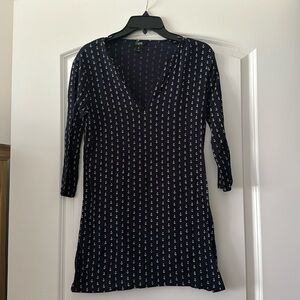 Jcrew navy anchor dress